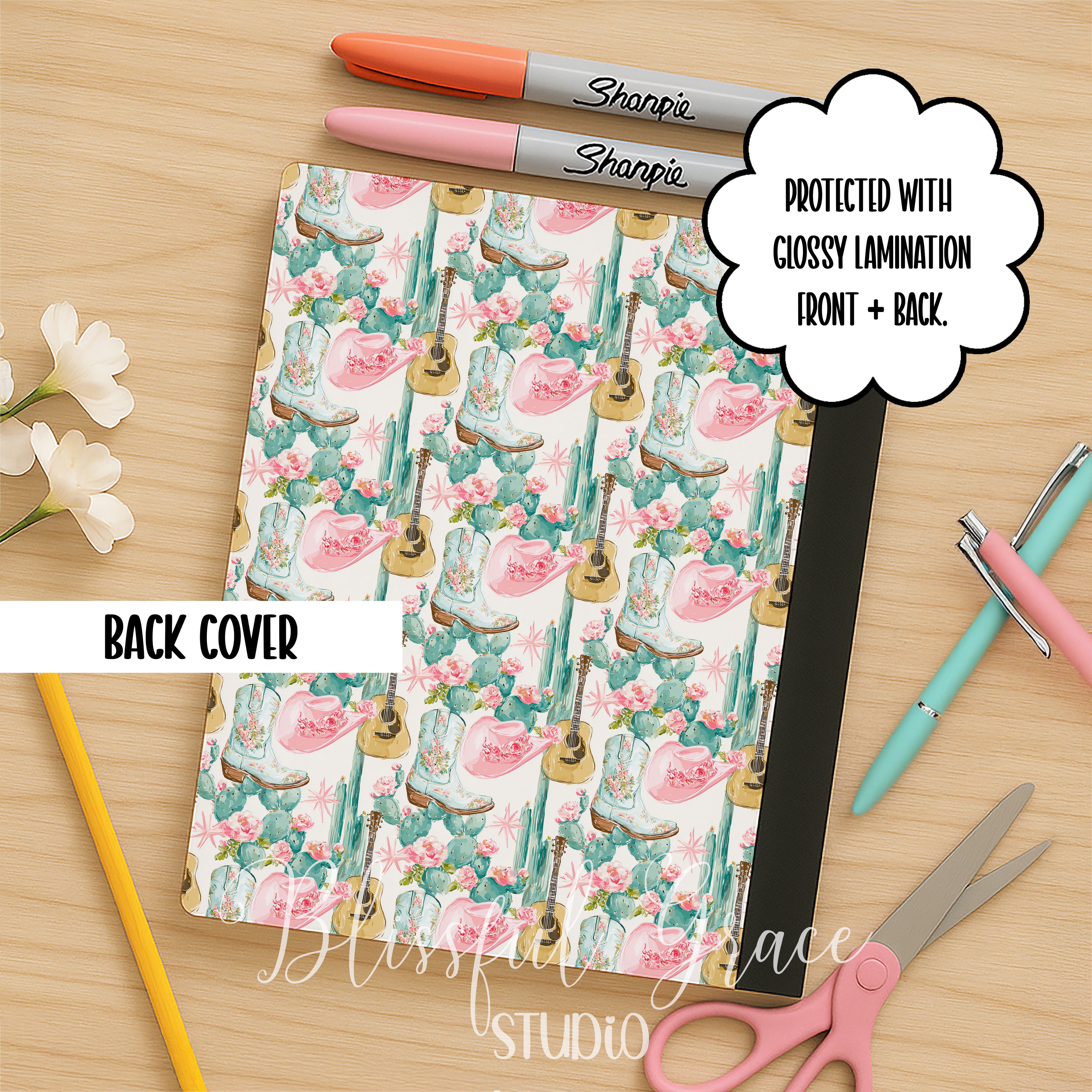 Western Cowgirl Composition Notebook
