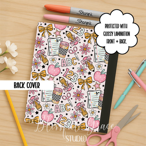 Cute Pink Back To School Composition Notebook