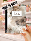 Watercolor Horses Composition Notebook